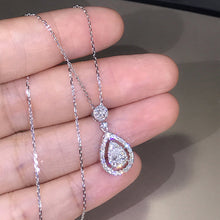 Load image into Gallery viewer, 925 Silver Necklace Pendant Women Gorgeous Cubic Zircon Women Jewelry