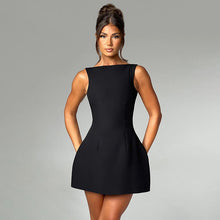Load image into Gallery viewer, Sexy Slim-Fitting Backless Dress Summer Sleeveless Short Dresses