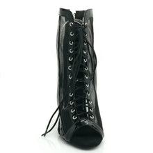 Load image into Gallery viewer, Practice DIY Latin Dance Boots Ladies Girls Salsa Tango Dance Shoes Indoor Sports Dance Shoes Professional Ballroom Dance Shoes