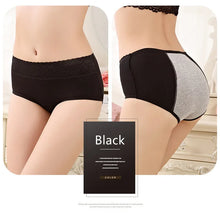 Load image into Gallery viewer, Menstrual Period Panties Women Cotton Leak Proof Underwear Period Panties Health Seamless Female Briefs in the High Waist Warm
