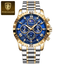 Load image into Gallery viewer, Luxury Watch for Man Quartz Sports Men Watch Waterproof Luminous Stainless Steel Chronograph Men'S Watches Clock Reloj
