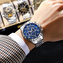 Load image into Gallery viewer, Luxury Watch for Man Quartz Sports Men Watch Waterproof Luminous Stainless Steel Chronograph Men'S Watches Clock Reloj
